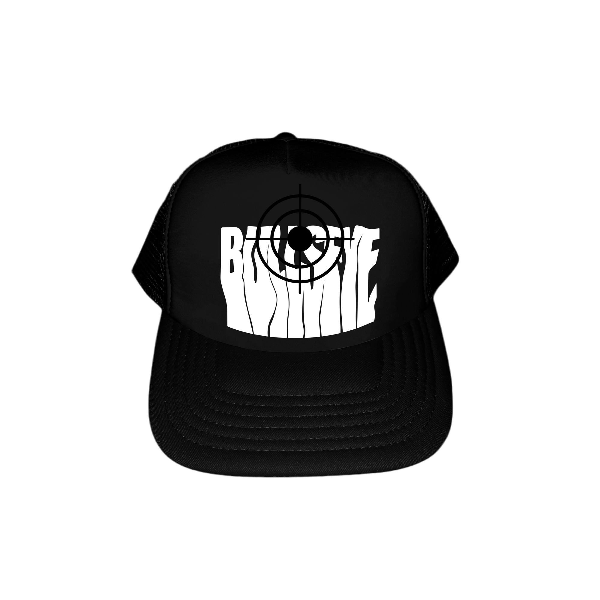 White on Black S1 Cap