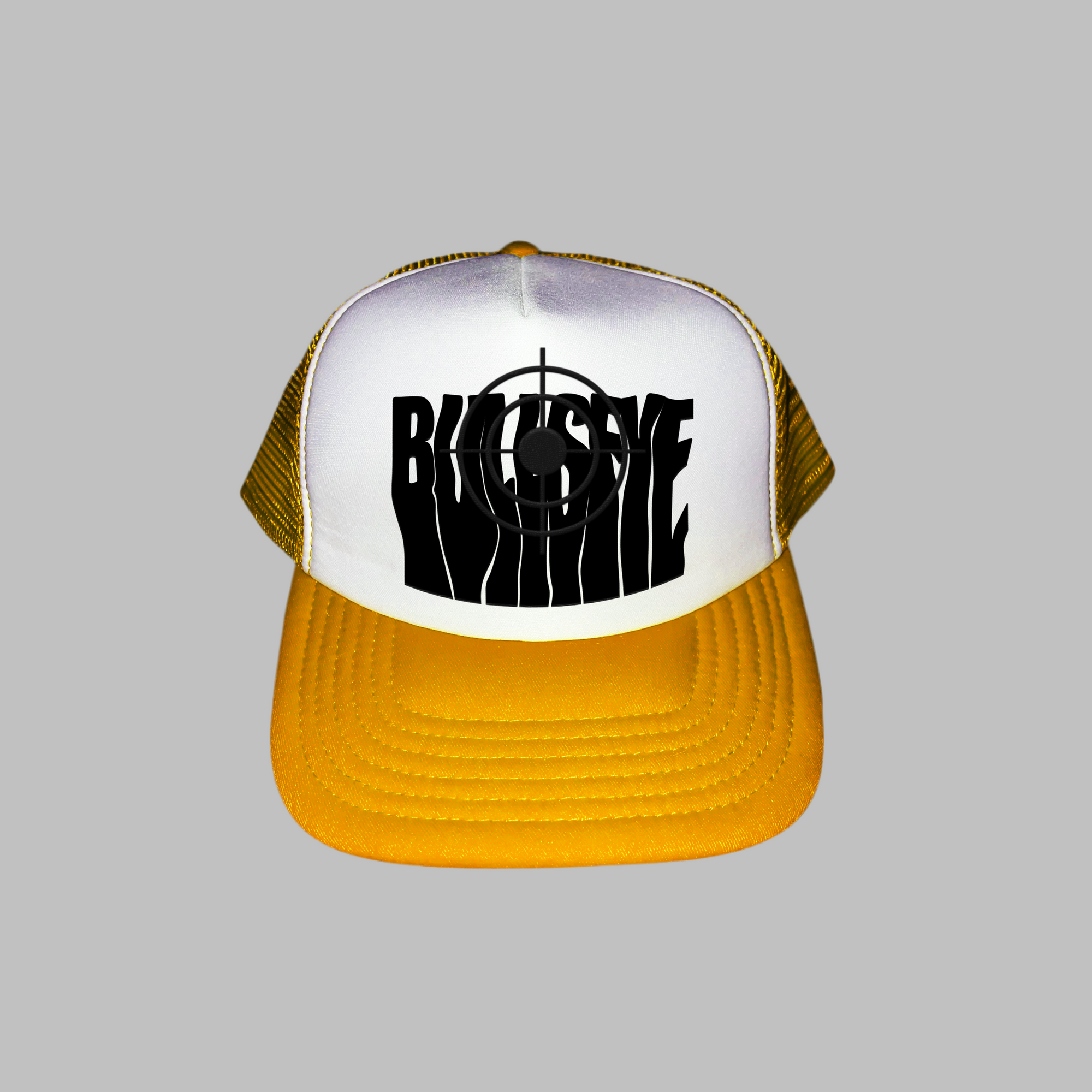 Black on Yellow Bullseye Cap