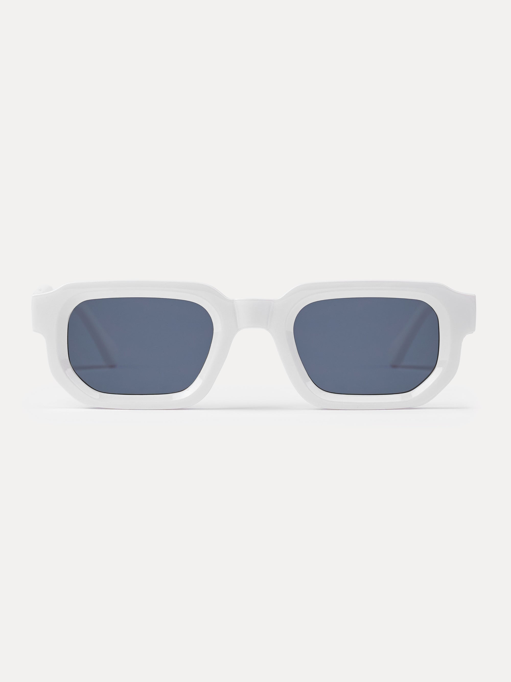 White \ Blue Sunglasses