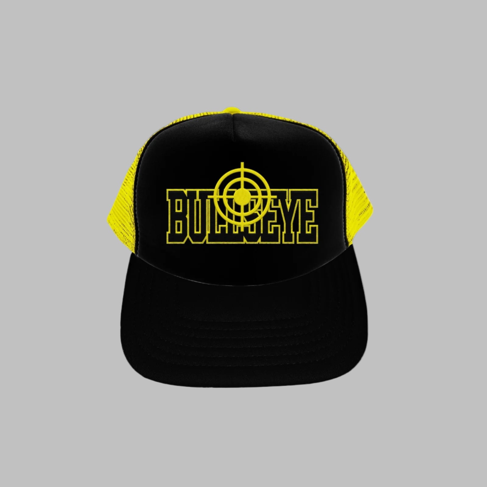 Yellow and Black Bullseye Cap