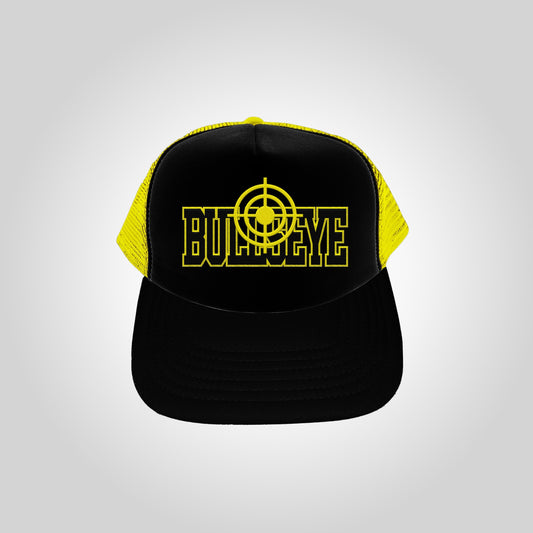 Yellow and Black Bullseye Cap