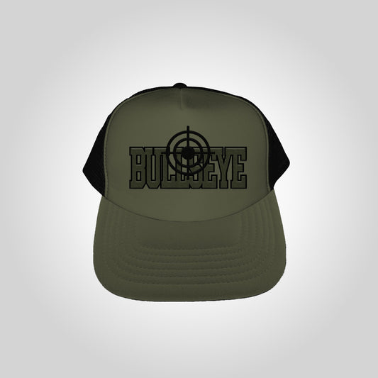 Khaki and Black Bullseye Cap