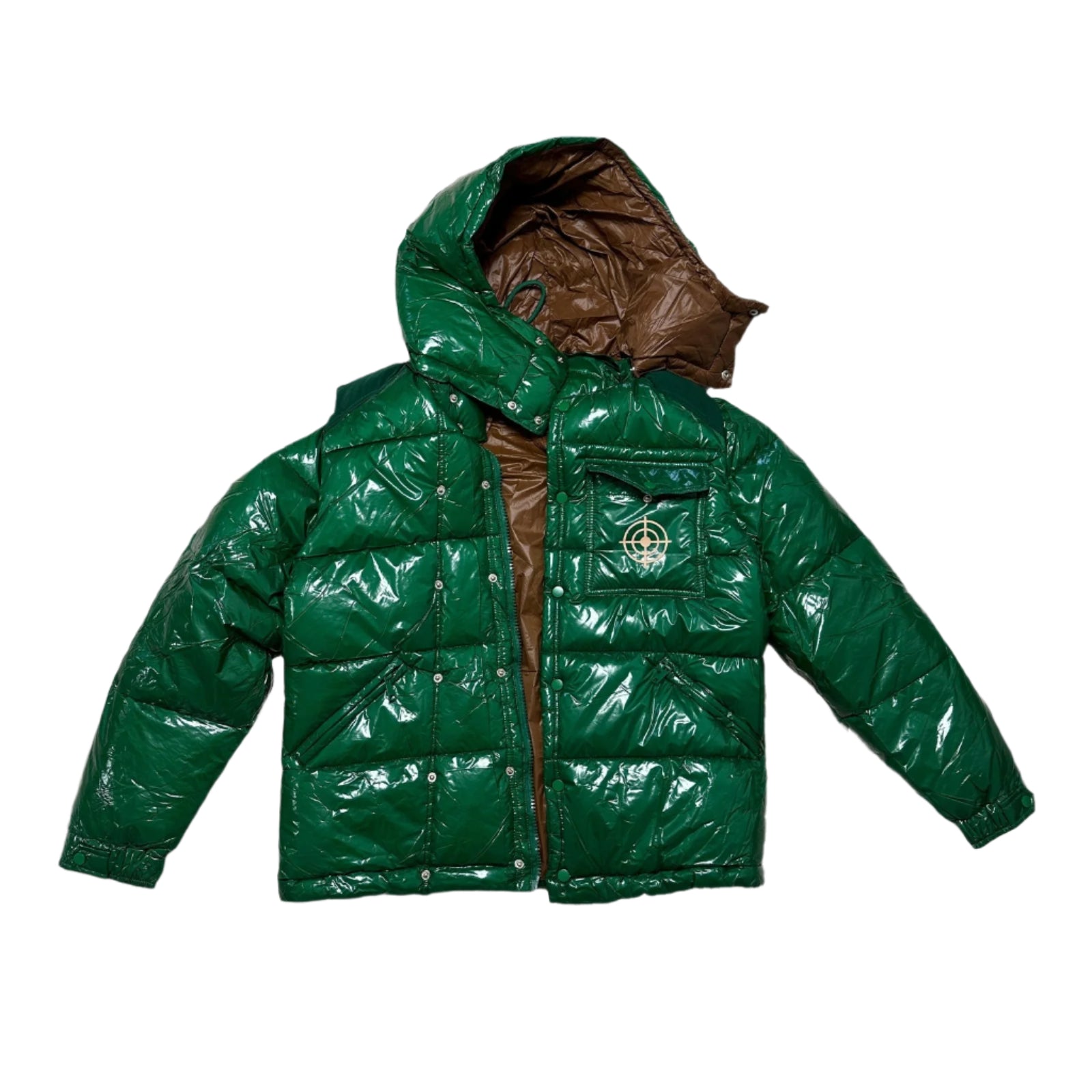 Veneta Green Puffer Jacket