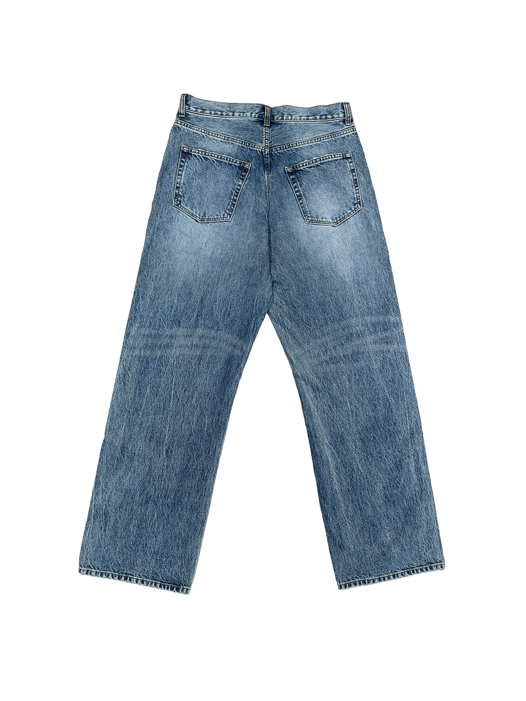 Faded Blue Loose Fit Jeans