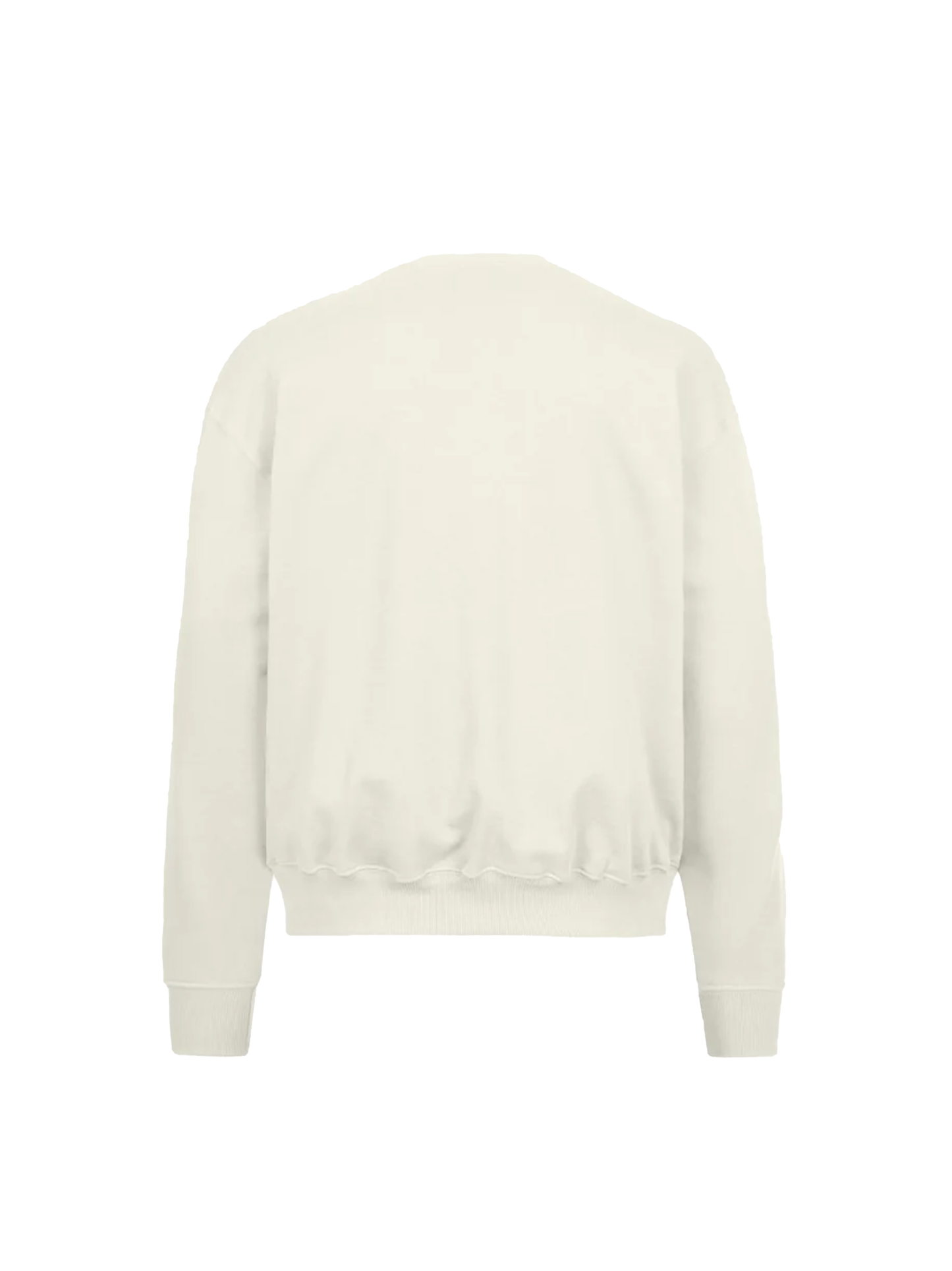 Vintage White Oversized Crewneck Sweater