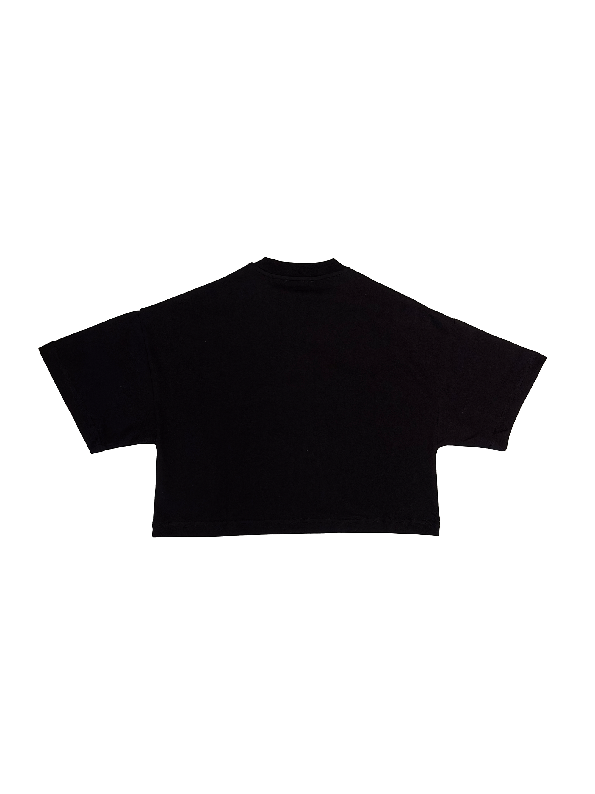 Tricou Cropped Black