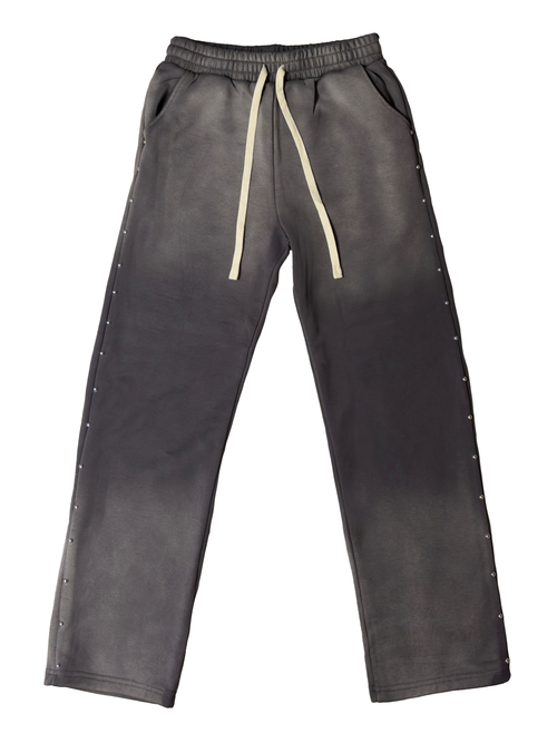 Acid Grey Studs Sweatpants
