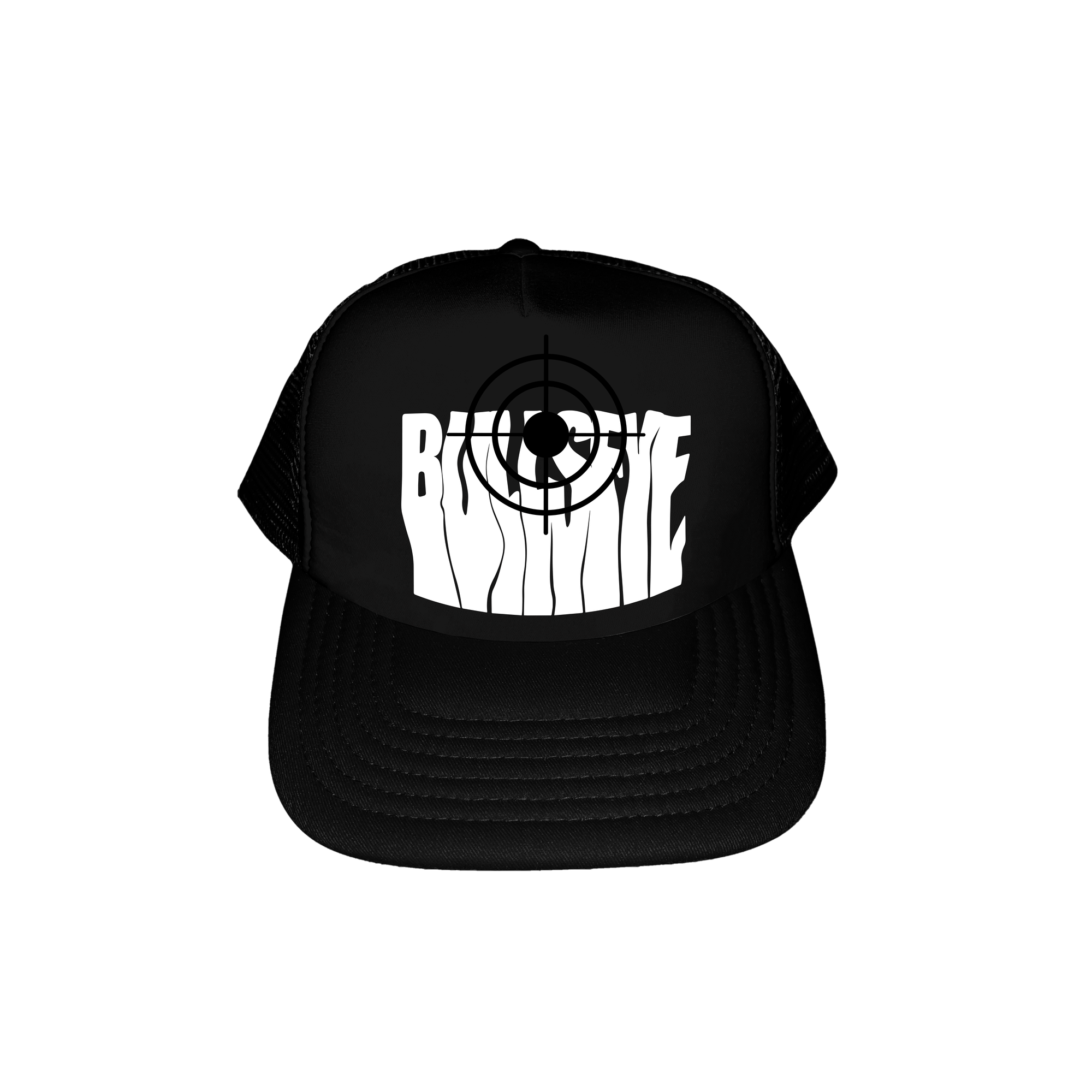 White on Black S1 Cap