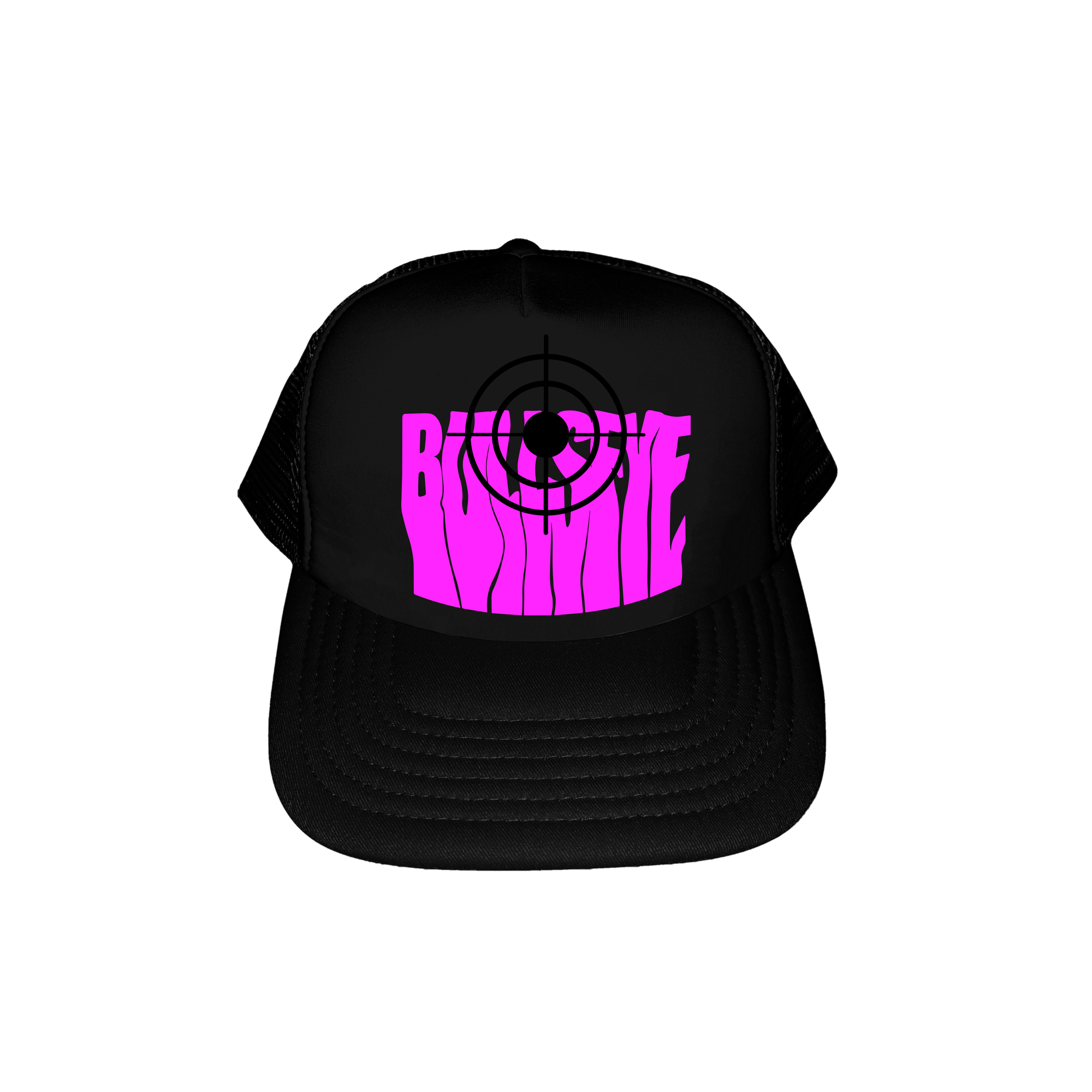 Magenta on Black S1 Cap