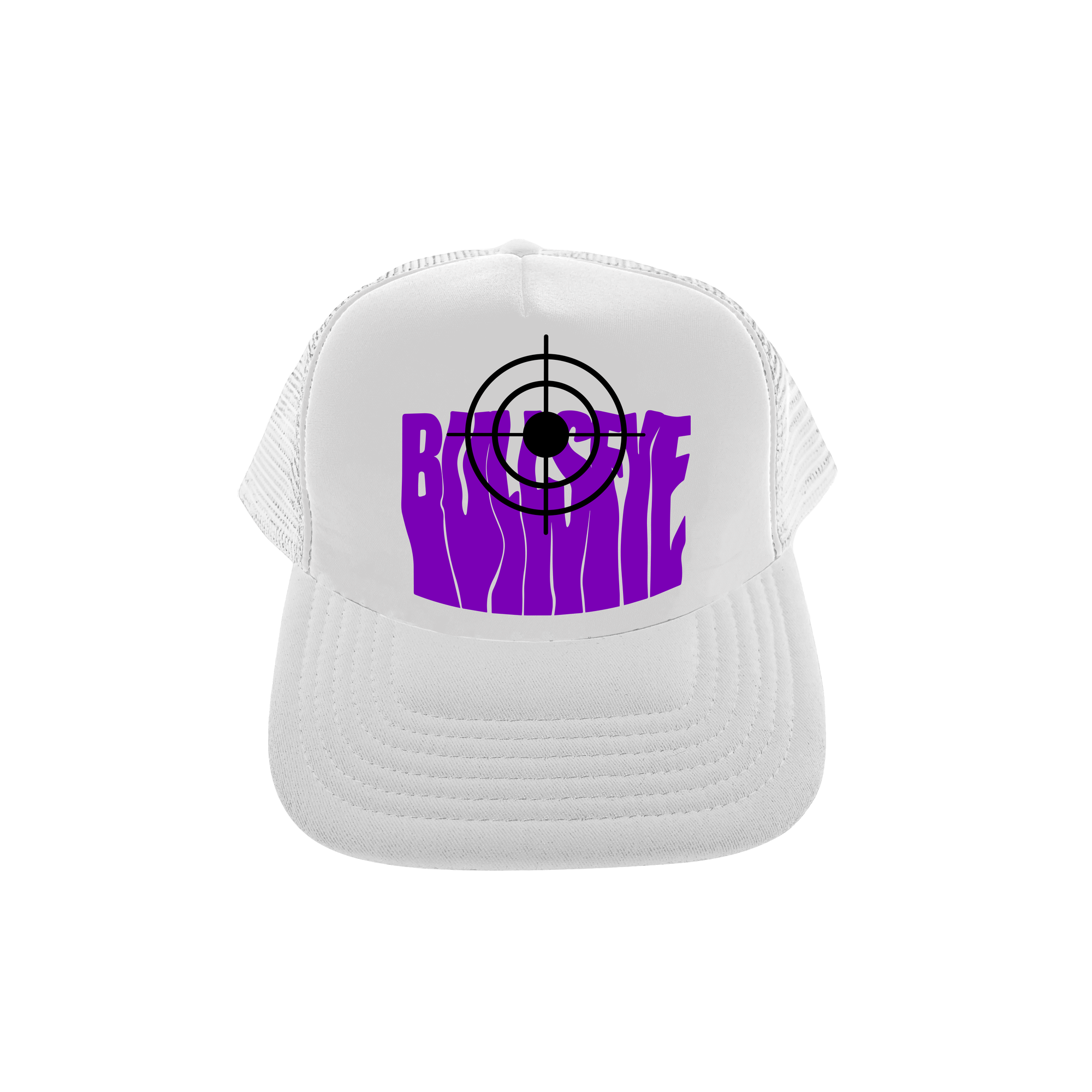 Pruple on White S1 Cap