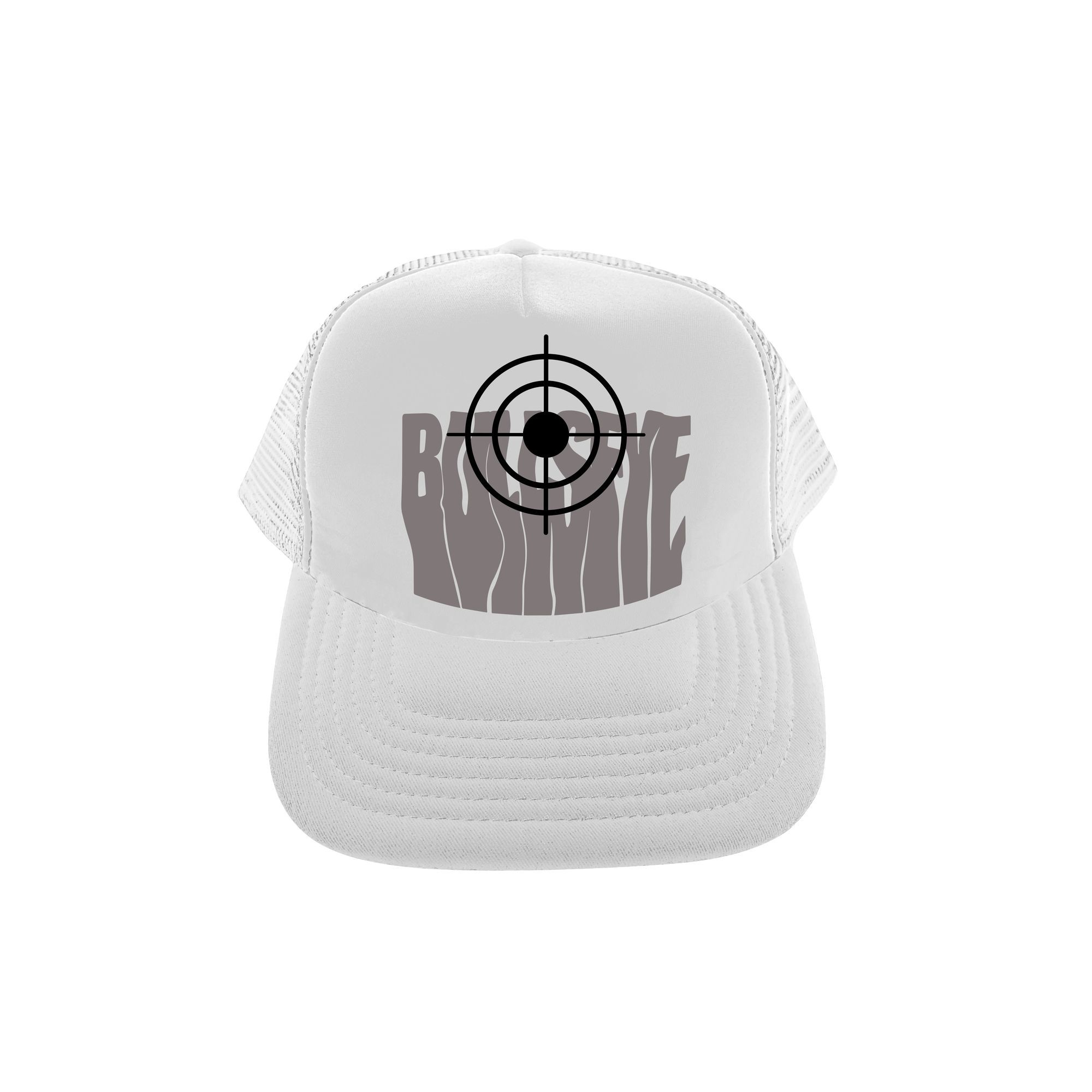 Grey on White S1 Cap