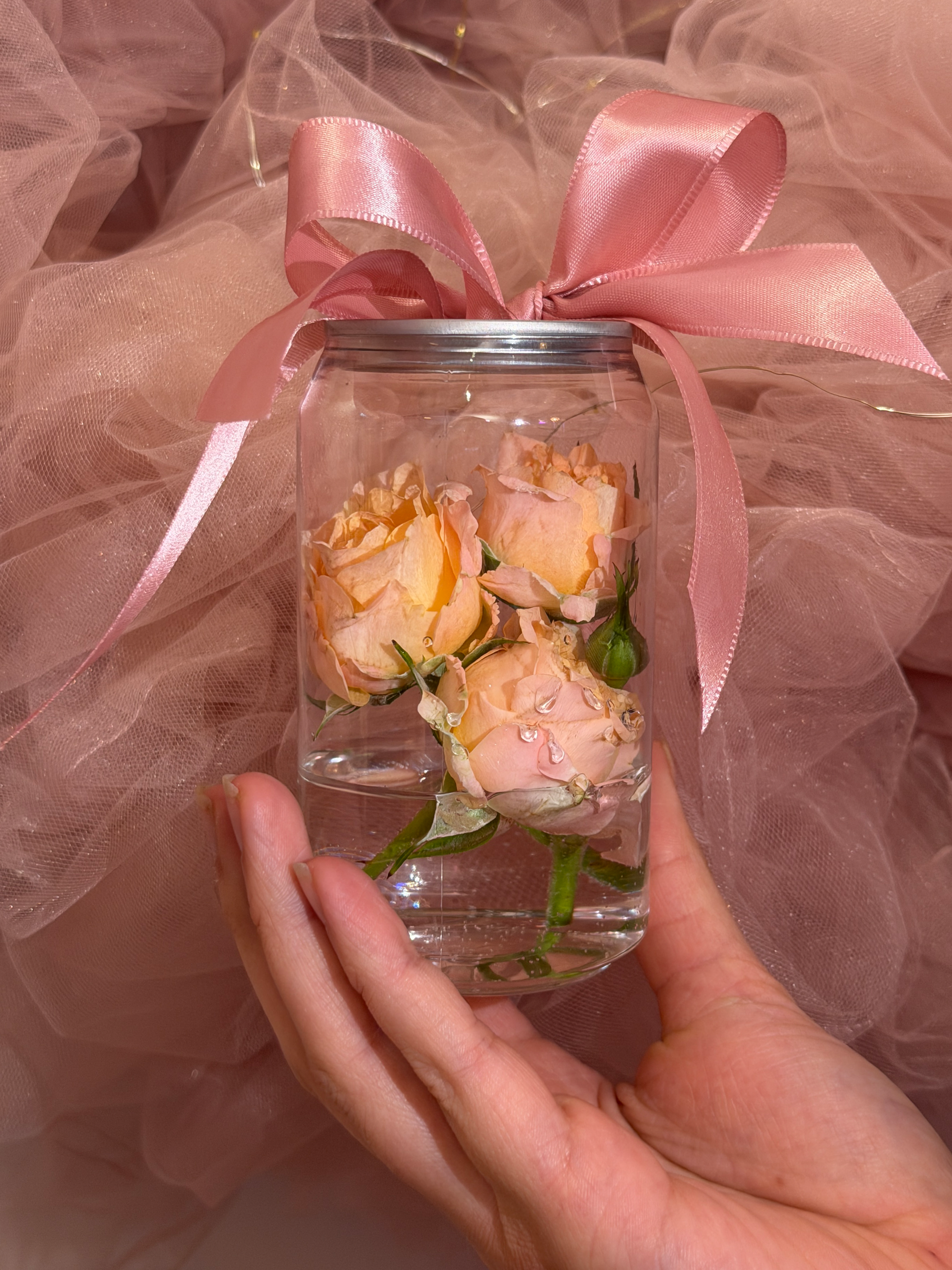 Trandafiri in doza mica - Portocaliu