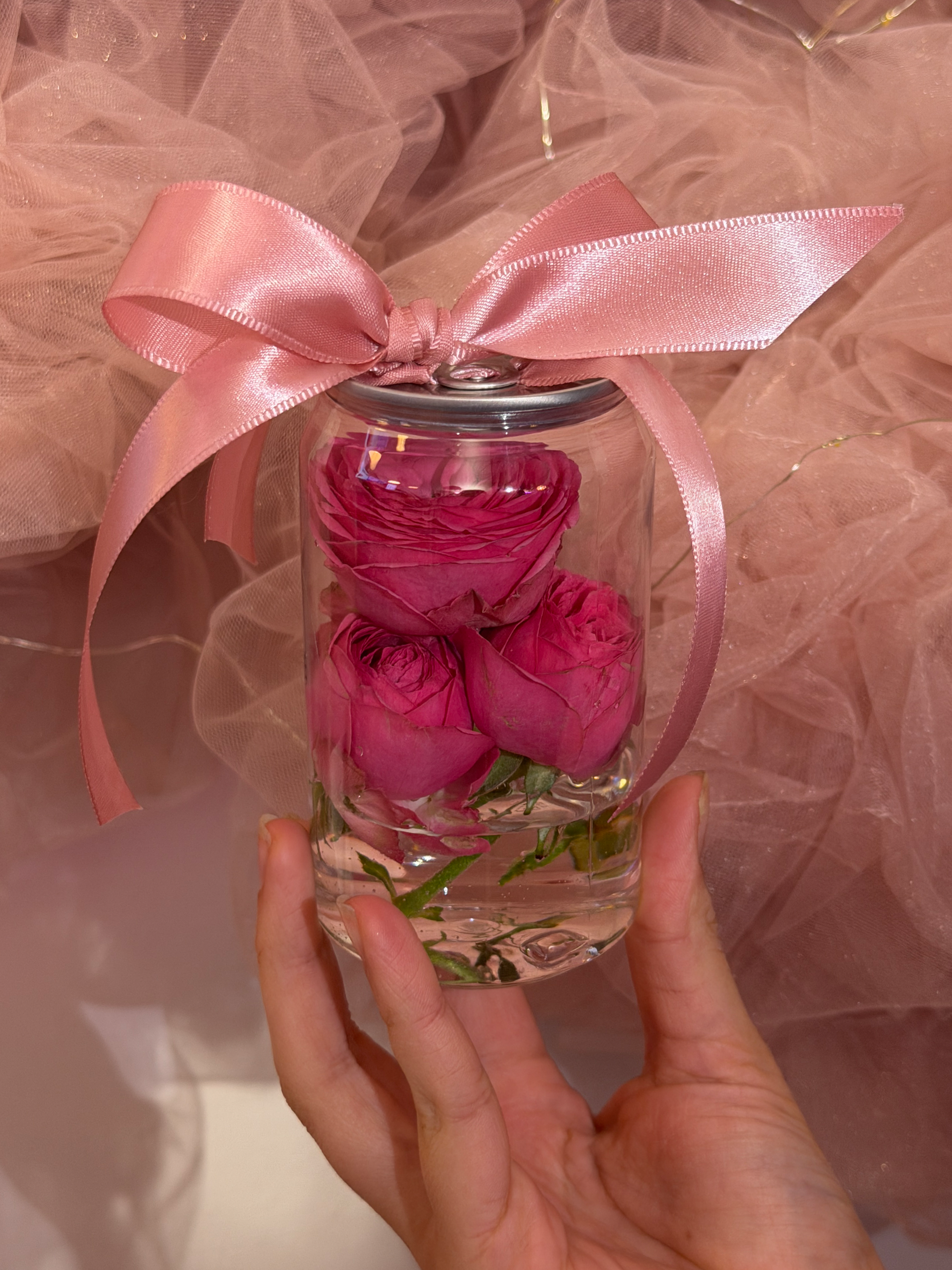 Trandafiri in doza mica - Roz