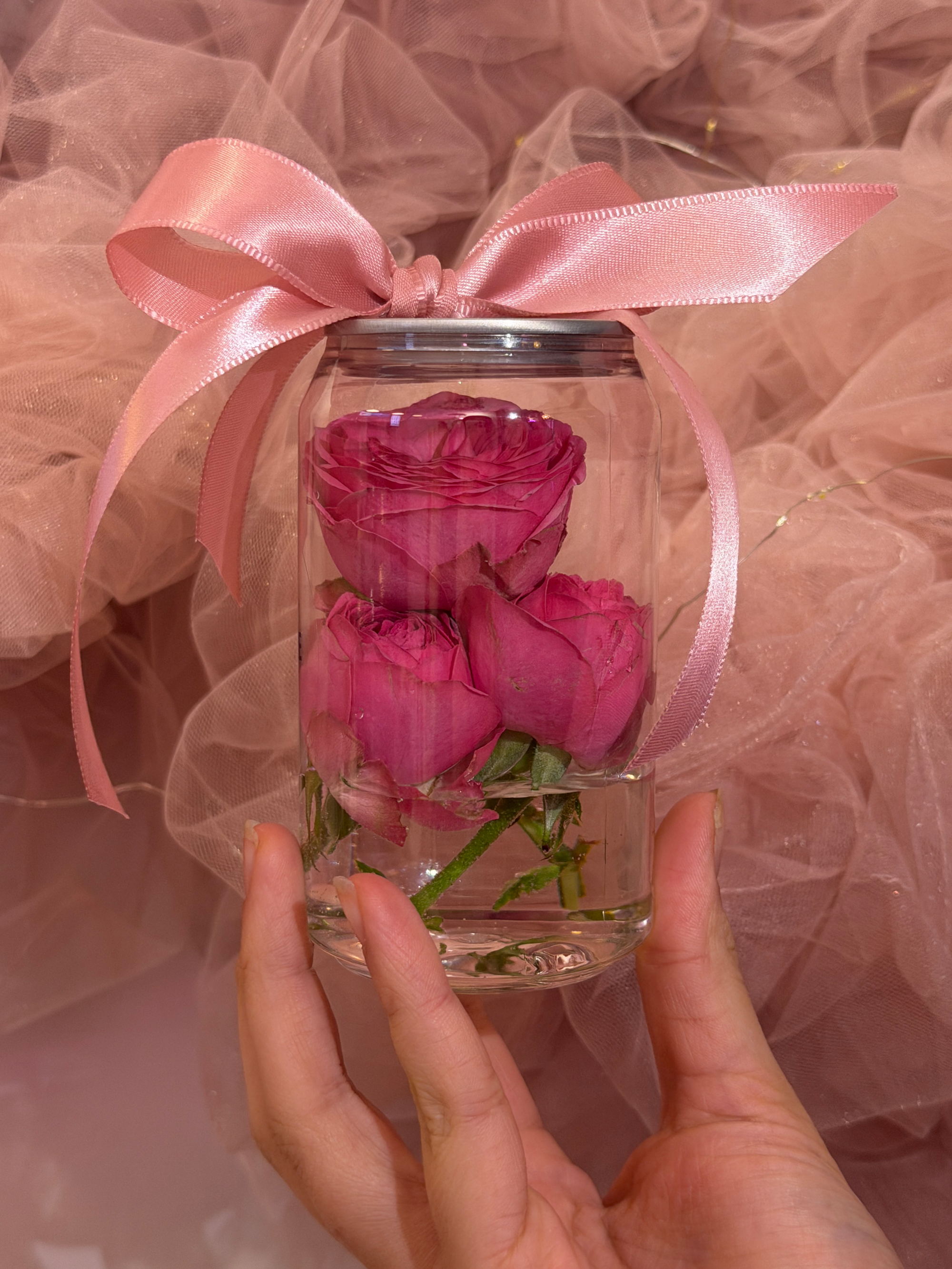 Trandafiri in doza mica - Roz