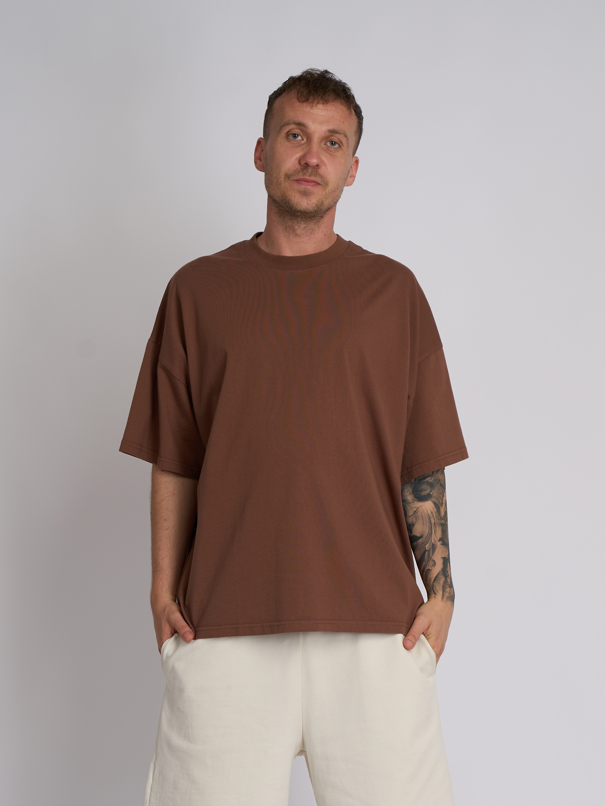 Tricou Brown Boxy