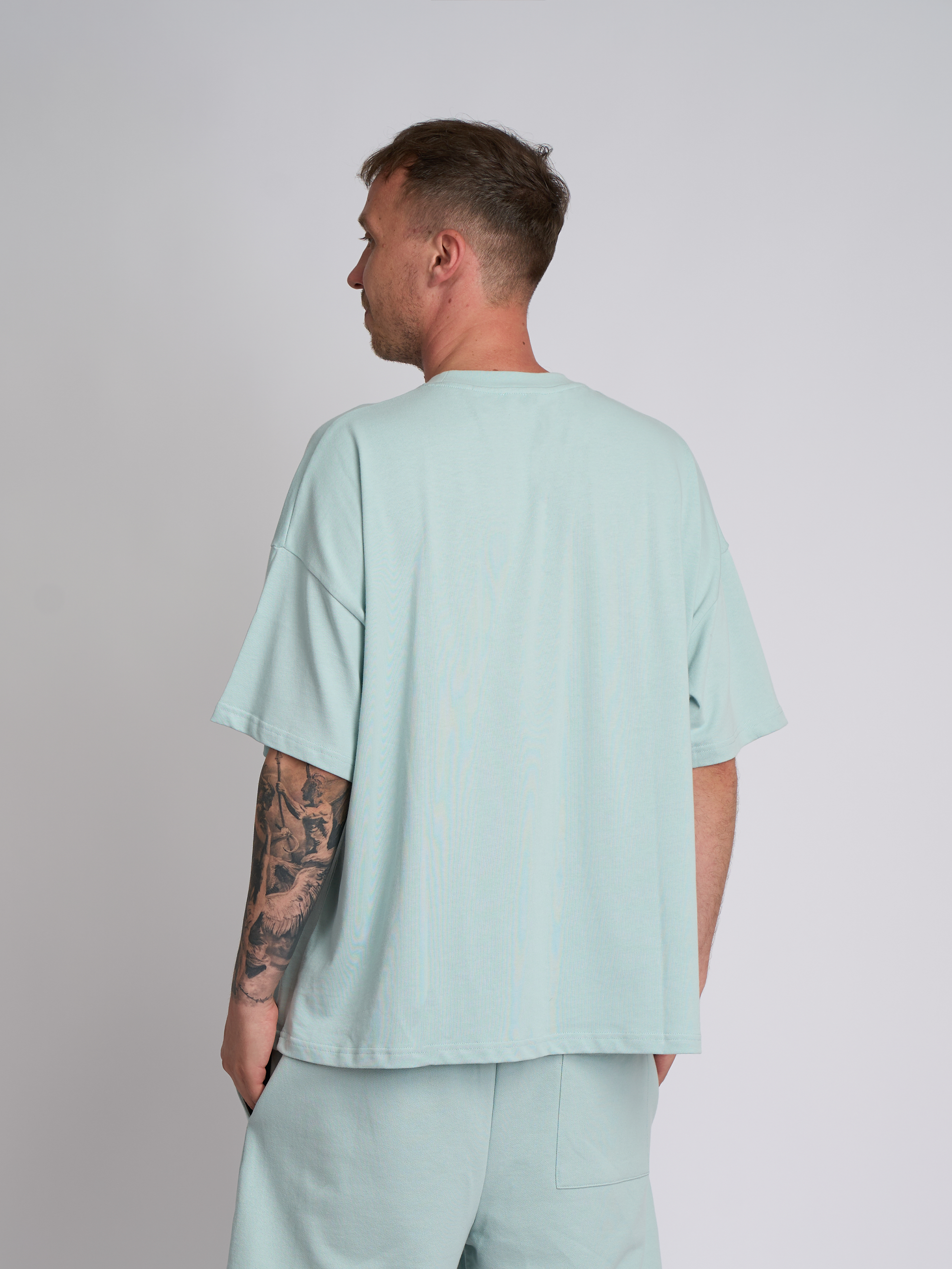 Tricou Sky Blue Boxy