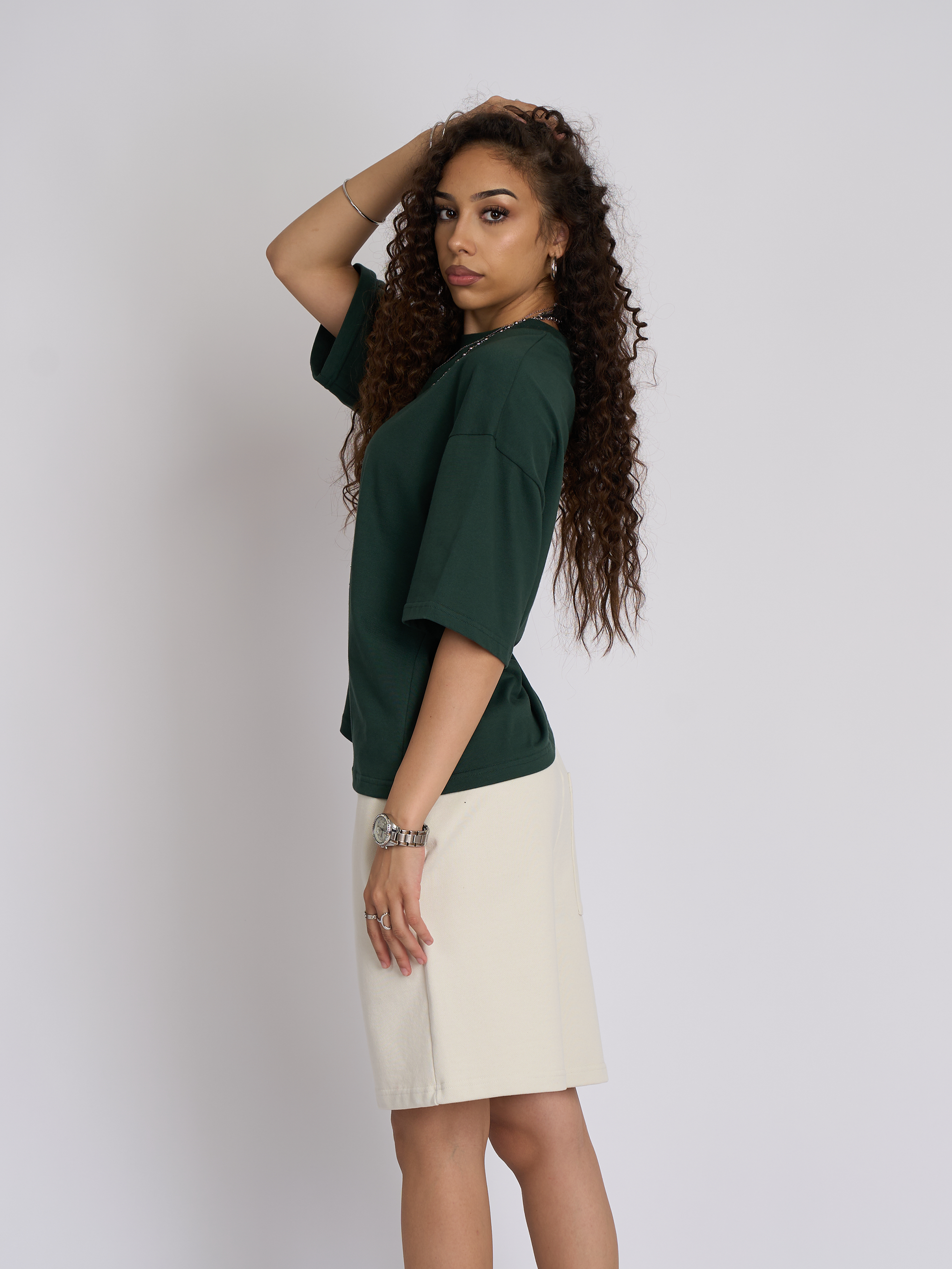 Tricou Dark Green Boxy