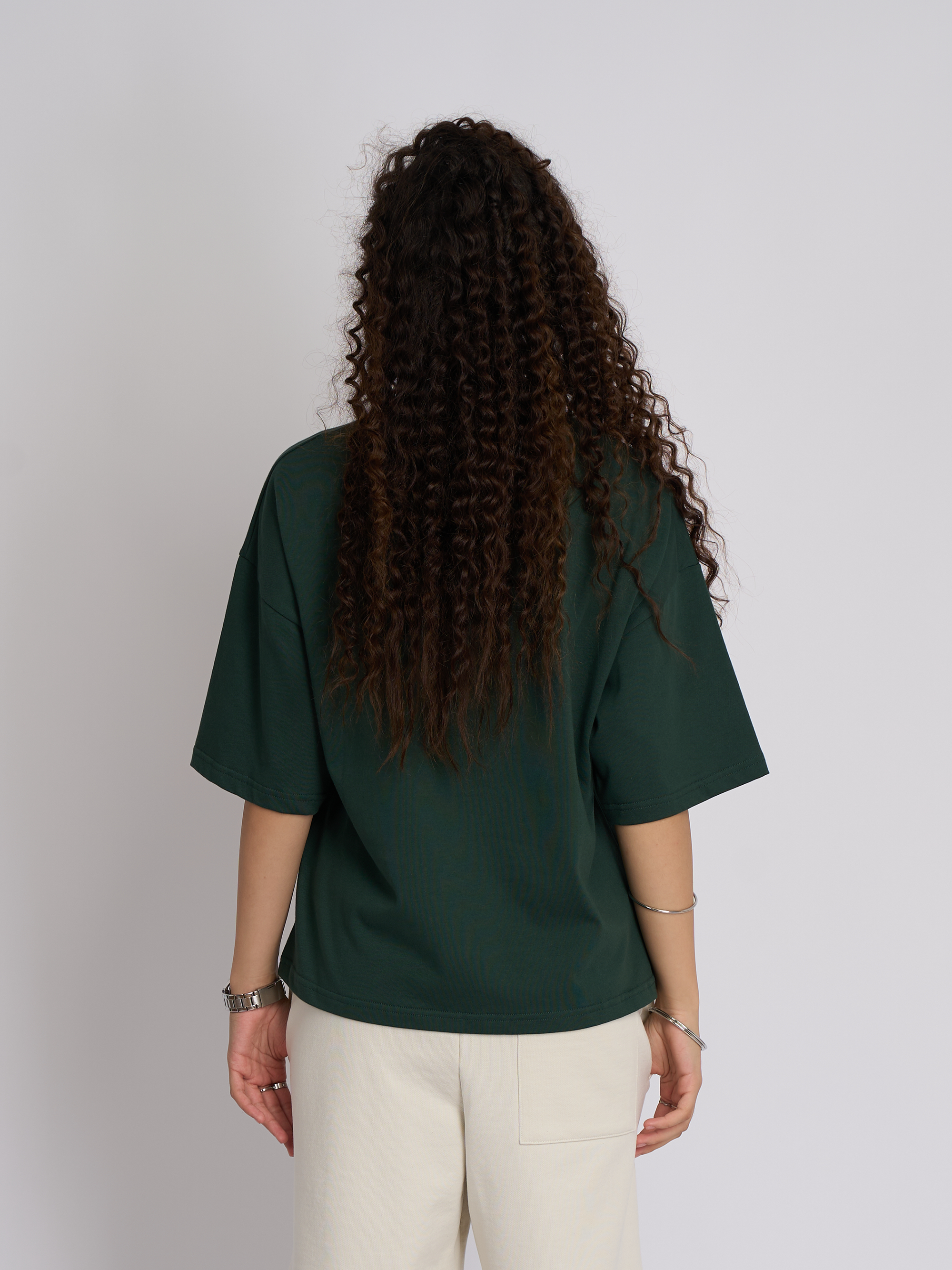 Tricou Dark Green Boxy
