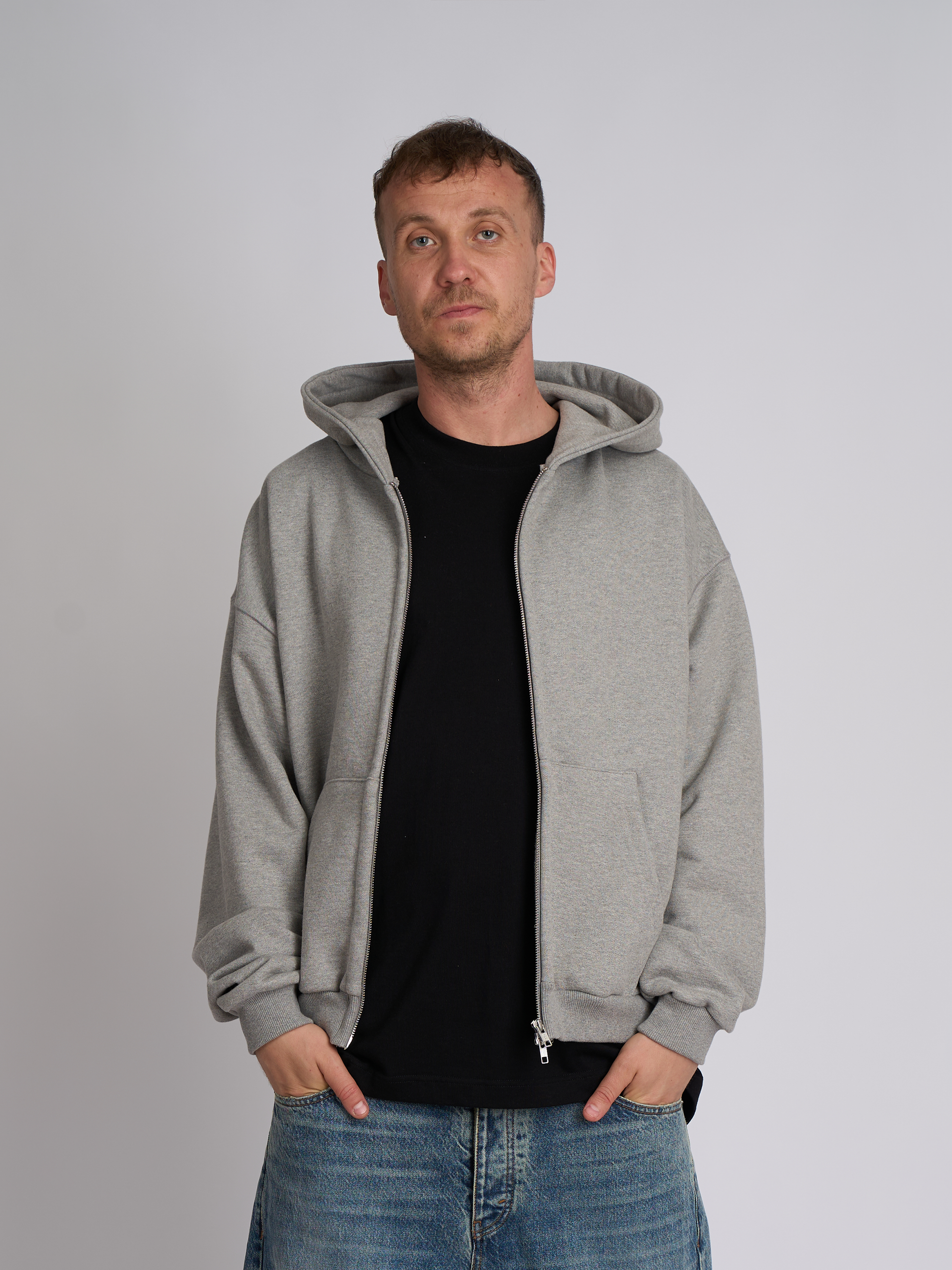 Hanorac Zip-Up Ultra Heavyweight Gri