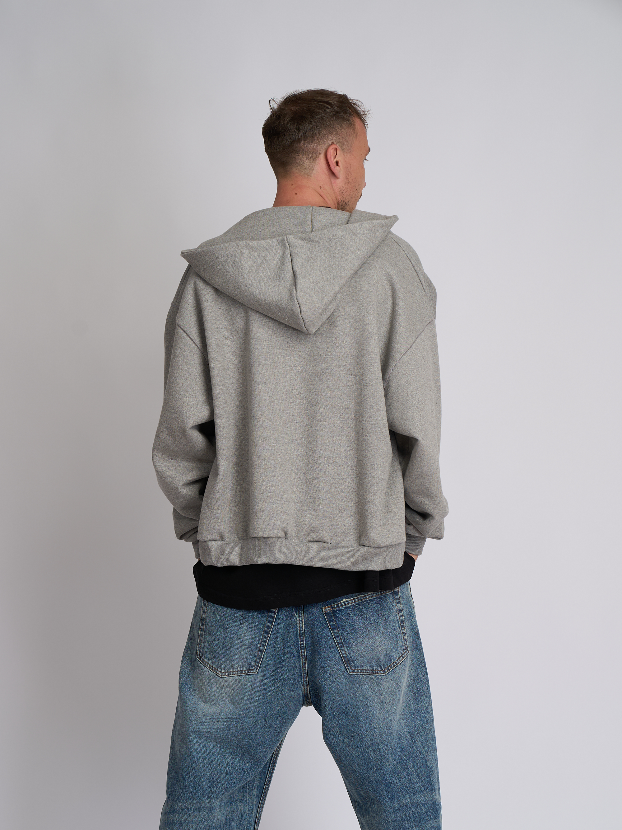 Hanorac Zip-Up Ultra Heavyweight Gri