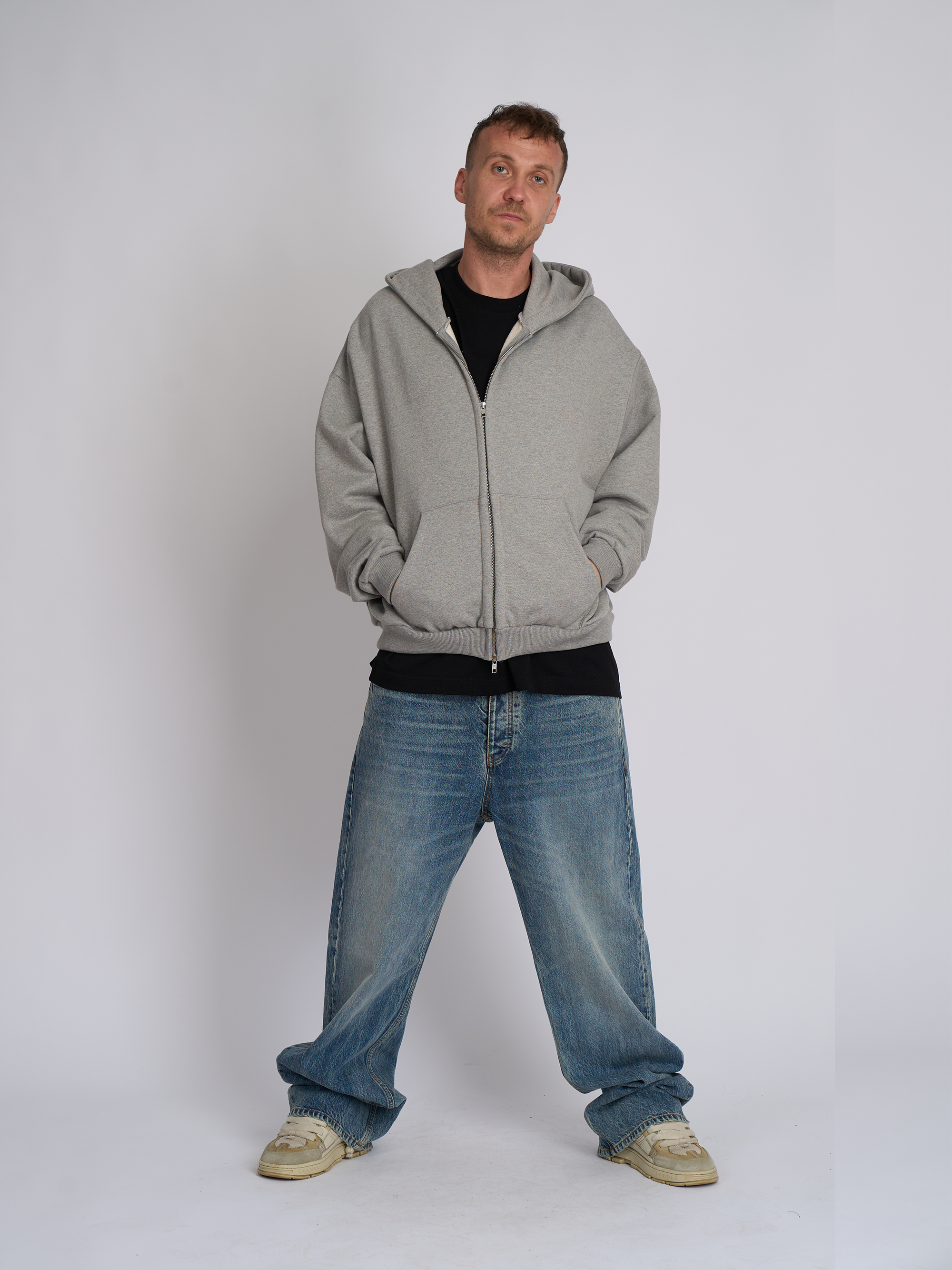 Hanorac Zip-Up Ultra Heavyweight Gri