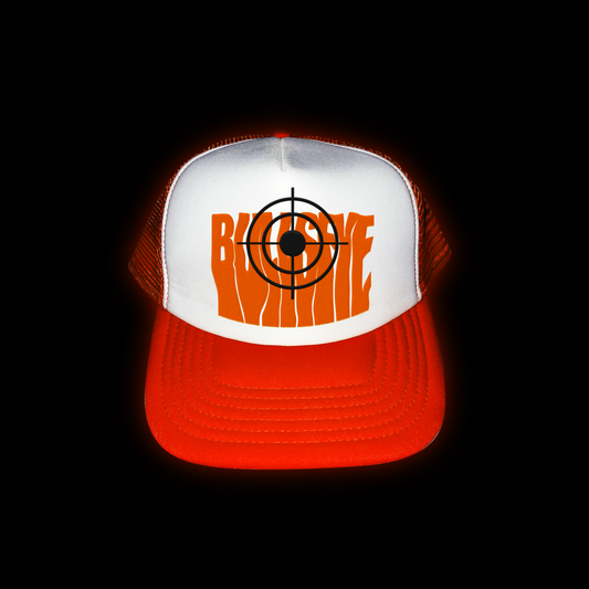 Orange  Bullseye Cap