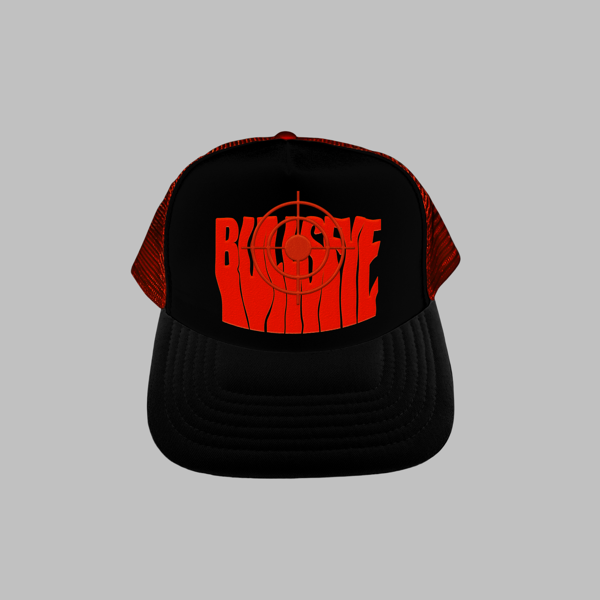 Orange on Black & Orange Bullseye Cap